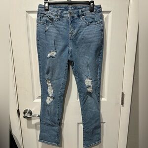 Style & Co. Light Blue Distressed Skinny Jeans